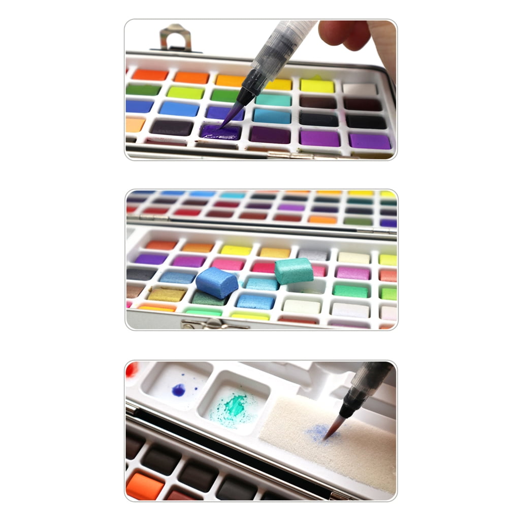 Watercolor Paint Set,50Colors Watercolor Paint Washable Water Color Paints Sets