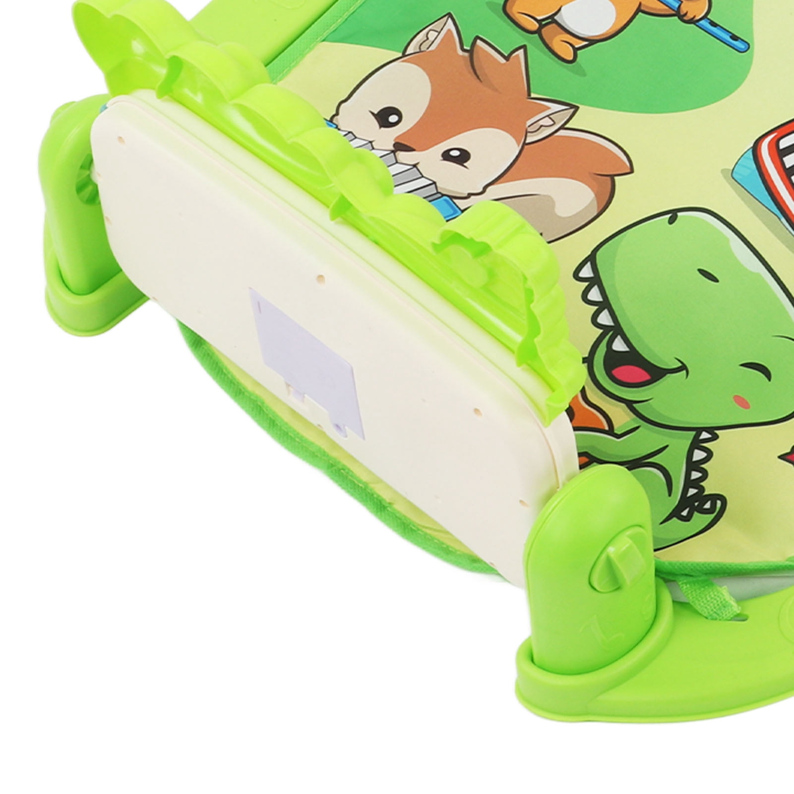 LAZIOEGR Baby Gym Activity Mat Kick & Play Piano with Musical Toys, Educational Sound and Light Playmat for Infants and Newborns, Green