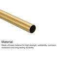 thumbnail image 3 of Uxcell 6mm OD 0.2mm Wall Thickness 250mm Length Brass Round Tube, 3 of 5