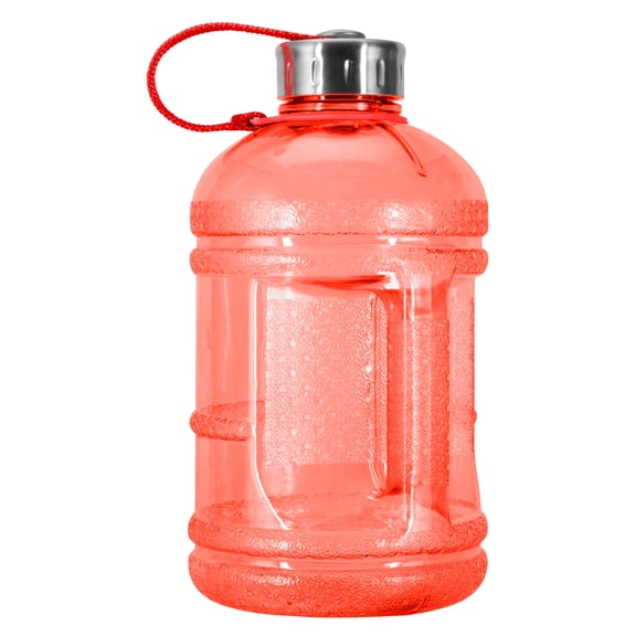 Geo Sports 0.5 Gal Red Plastic Water Bottle