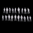 thumbnail image 2 of figatia 20Pc 1/75 Scale Unpainted Model People Miniature Figures Architectural Model, 2 of 9