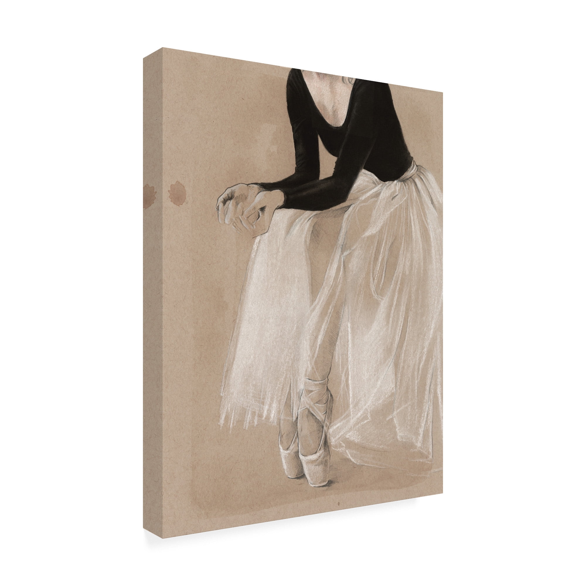Trademark Fine Art 'Ballet Study I' Canvas Art by Jennifer Paxton Parker
