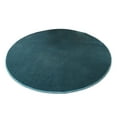 thumbnail image 1 of 100cm Round Rug Thick Carpet Mat for Home Office Floor Protector Under Computer Chair, Soft Circle Rug for Living Room Study Cloakroom - Size 100cm (Packaging Fee Included), 1 of 8