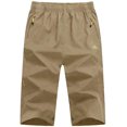 thumbnail image 2 of Men's 3/4 Hiking Pants Outdoor Performance Running Jogger Capri Shorts, 2 of 5