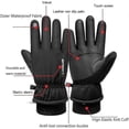 thumbnail image 5 of Guantes térmicos de invierno para hombre, impermeables, resistentes al frío, guantes de esquí para pantallas táctiles, regalo para la nieve, 5 of 5
