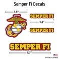 thumbnail image 5 of United States Marine Corps - 11 Piece USMC Licensed Stickers for Car Truck Windows, Phones, Tablets, Laptops by Decalcomania, 5 of 6