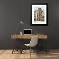 thumbnail image 4 of Auguste-Sébastien Bénard 18x24 Black Modern Framed Museum Art Print Titled - Saint John of Lateran Tour. (1844), 4 of 5