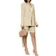 thumbnail image 2 of Traje de pantalón de dos piezas Sunloudy para mujer, chaqueta de un solo pecho de color liso y pantalones cortos de corte recto, S/M/L/XL/XXL Sunloudy  S M L XL XXL, 2 of 8