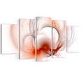 thumbnail image 2 of Nébuleuse Galactique Fractale Rouge - Toile d'Art Mural Contemporain, 2 of 3