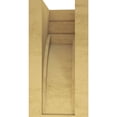 thumbnail image 4 of 9"W x 9"D x 18"H Wide Rockford Rough Cedar Woodgrain TimberThane Corbel, Primed Tan, 4 of 6