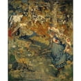 thumbnail image 2 of Edward Atkinson Hornel 20x24 Gold Ornate Framed and Double Matted Museum Art Print Titled - Summer, 2 of 4