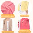 thumbnail image 3 of YEMAK Women's Knit Cardigan Sweater – Long Sleeve Open Front Basic Classic Casual Soft Lightweight Knitted Shrug with Pocket, 3 of 9