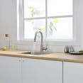 thumbnail image 6 of Brushed Nickel Kitchen Faucet for Effortless Elegance, 360° Swivel and Pull Down Sprayer for Daily Convenience, 6 of 8