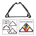 thumbnail image 3 of 2 Billiard Triangle Ball Rack Pool Table Pool Supplies Durable Pool Rack for for / 4inch Billiard Ball, Regulation Size, 3 of 10