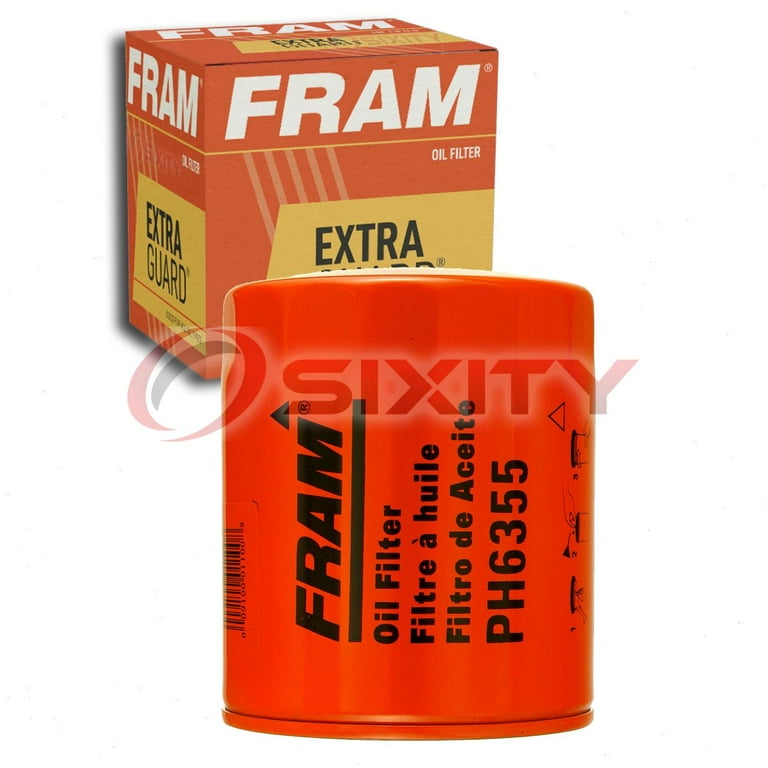 FRAM PH6355 Extra Guard Passenger Car Spin-On Oil Filter Fits