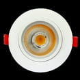 thumbnail image 3 of Elitco Lighting 4" 11W 3000K Recessed LED Eye Gimbal Light in White (Set of 4), 3 of 3