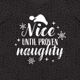 thumbnail image 4 of Inktastic Christmas Nice Until Proven Naughty Women's Plus Size T-Shirt, 4 of 5