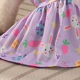 thumbnail image 4 of Easter Day Dog Dresses Bunny Carrot Easter Egg Pattern Puppy Dress with Bow Dog Easter Skirt Holiday Outfit Pet Dog Easter Apparel Clothes Breathable and Comfortable Dog, 4 of 6