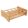 thumbnail image 3 of OUNONA Bar Wine Cup Serving Tray Wood Cup Holder Wood Tray Shot Glasses Storage Tray, 3 of 8