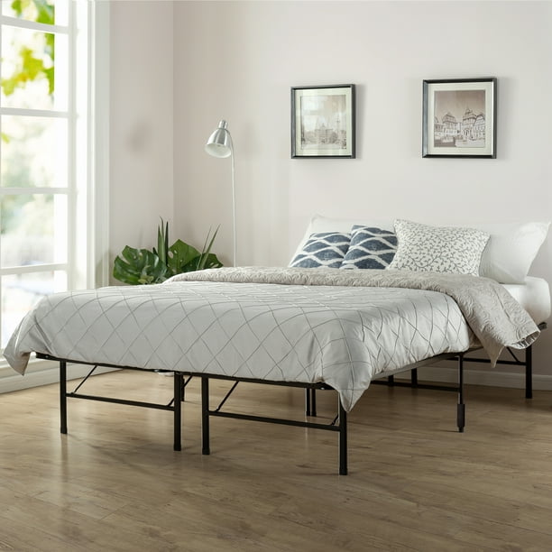 Platform Bed Frame Queen King, How Do You Convert A Queen Size Bed Frame To King