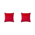 thumbnail image 4 of Bewildely Funda de cojín de asiento Funda de almohada Accesorios Rojo Rojo 45x45cm 2Conjunto, 4 of 6