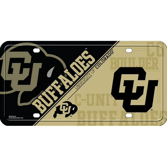 Colorado Buffaloes Metal License Plate