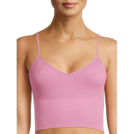 Yummie by Heather Thomson Women's Seamless Longline Waffle Bralette