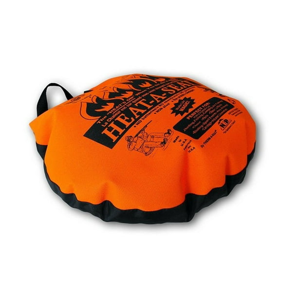 Northeast Products HeatASeat by ThermaSeat Insulated Hunting Seat Cushion, Blaze/Black