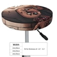 thumbnail image 4 of Lsque The Binding of Isaac Round Bar chair cushion covers Velvet Fabric Premium Comfort Protects from Scratches and Stains for 14-17 Inch Chair- 14 inch, 4 of 7