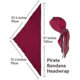 thumbnail image 2 of Pirate Costume Accessories Pirate F Belt Waist Sash And Pirate F Bnas For Women Men, 2 of 5