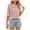 Pink, variant on YYDGH Womens Summer Short Sleeve Sweaters Tops Crew Neck Hollow Out Pullover Shirt Lightweight Knit Sweater Blouse White S