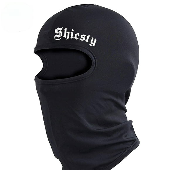 Shiesty Balaclava Face Mask Rap Balaclava Summer Cooling Neck Gaiter, UV Protector Motorcycle Ski Scarf for Men Women WHITE