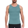 thumbnail image 2 of ZVNAH Débardeurs d'Entraînement pour Hommes Coupe Ajustée Sans Manches Chemises de Course Gym Musculation, m-3TG, 2 of 5