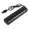 thumbnail image 1 of RisingPro 7 Port Multi USB HUB 2.0 Power Adapter HUB Splitter Switch External Extension, 1 of 3
