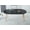 Black#262, variant on Coffee Tables Black Dining Table with cross metal leg and tempered glass,Modern Space Saving Kitchen Table for Living Room,Wooden Coffee Tables