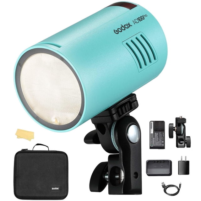 Flash estroboscópico Godox AD100pro, colorido, 100 W, 2,4 G, inalámbrico