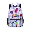 thumbnail image 3 of 3Pcs/set Backpack for Boys Girls Number Blocks School Backpack Teenager Student Rucksack Kids Pattern Kids School Bag Pack, 3 of 7