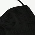 thumbnail image 3 of Peplum Tank Tops for Women Y2k Halter Neck Cute Bow Center Ruched Spaghetti Strap Dressy Casual Crop Camisole Tops, 3 of 5