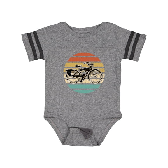 Inktastic Cycling Vintage Bicycle for Cyclist Boys or Girls Baby Bodysuit