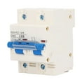 thumbnail image 3 of Disyuntor pequeño 2P con capacidad de corte de 10 KA para sistemas solares fotovoltaicos, 80 A, CC, 1000 V, interruptor azul., 3 of 14