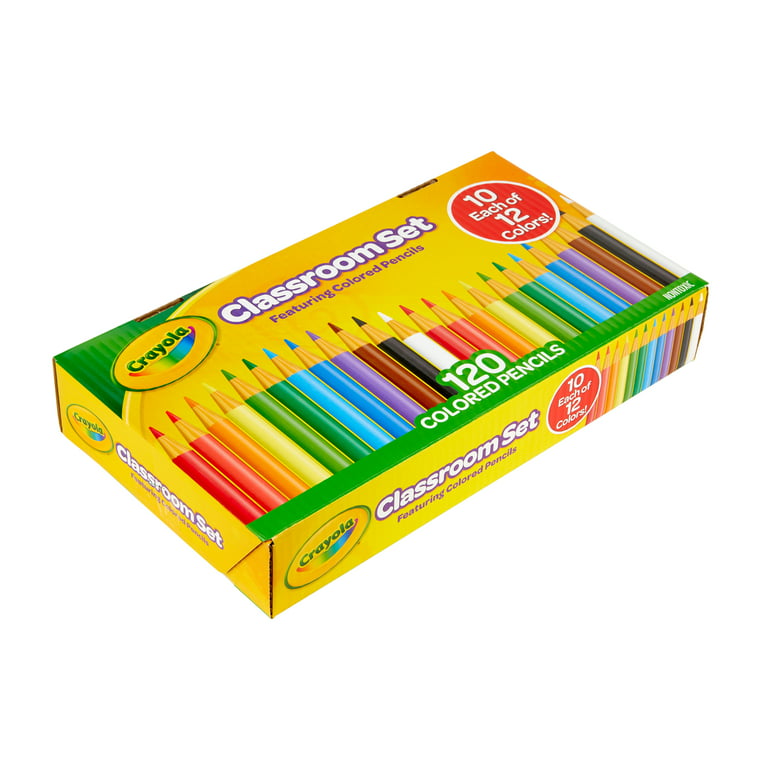 Crayola Bulk Colored Pencils, Pre-sharpened, Bulk School Supplies For  Teachers, 12 Assorted Colors, Pack of 24 [ Exclusive]