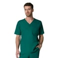 thumbnail image 2 of Maevn Red Penda Men's 3-Pocket V-Neck Top & Full Elastic 10-Pocket Cargo Pant Scrub Set, 2 of 5