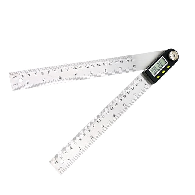 200mm Digital Protractor Inclinometer Electronic Angle Gauge Stainless Steel Angle Ruler Goniometer Electronic Protractor ,Woodworking Protractor