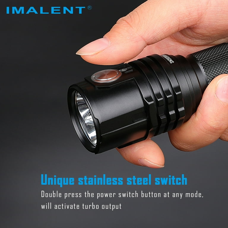 IMALENT MS03 LED Rechargeable Flashlight 13000 Lumens, 7 Modes