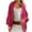 Hot Pink, variant on Womens Sweatshirt Cardigan Oversized Long Sleeve Open Front Hooded Jackets Drop Shoulder Cozy Coats