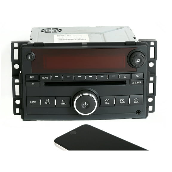 Restored 2006-2007 Saturn Ion Radio AM FM CD Player with Aux & Bluetooth Upgrade 15850682 (Refurbished)