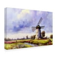 thumbnail image 4 of Canvas Wall Art - FootePrint Art 'Quaint Countryside' Wall Art for Living Room, Bedroom, or Office Décor by Trademark Fine Art - 32 x 22 Inches, 4 of 4