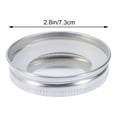 thumbnail image 5 of DIALLY Stainless Steel Jar Lids Storage Can Caps with Silicone 70mm Canning Jar Lids and Ring Replacement Leak Proof Reusable, 5 of 9