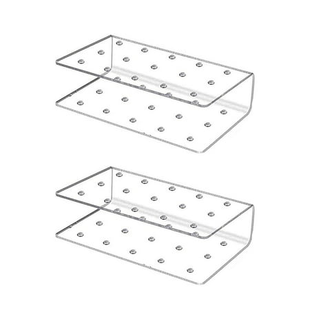 

Cake Holder Acrylic Lollipop Holder Clear Cake Stand Display Dessert Stands for Birthday Christmas Candy Decorative 2Pcs