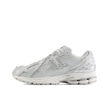 

NB official NB 1906R Trend Comfort Mesh Fabric Leather non-slip low top casual running shoes for men and women silver gray
